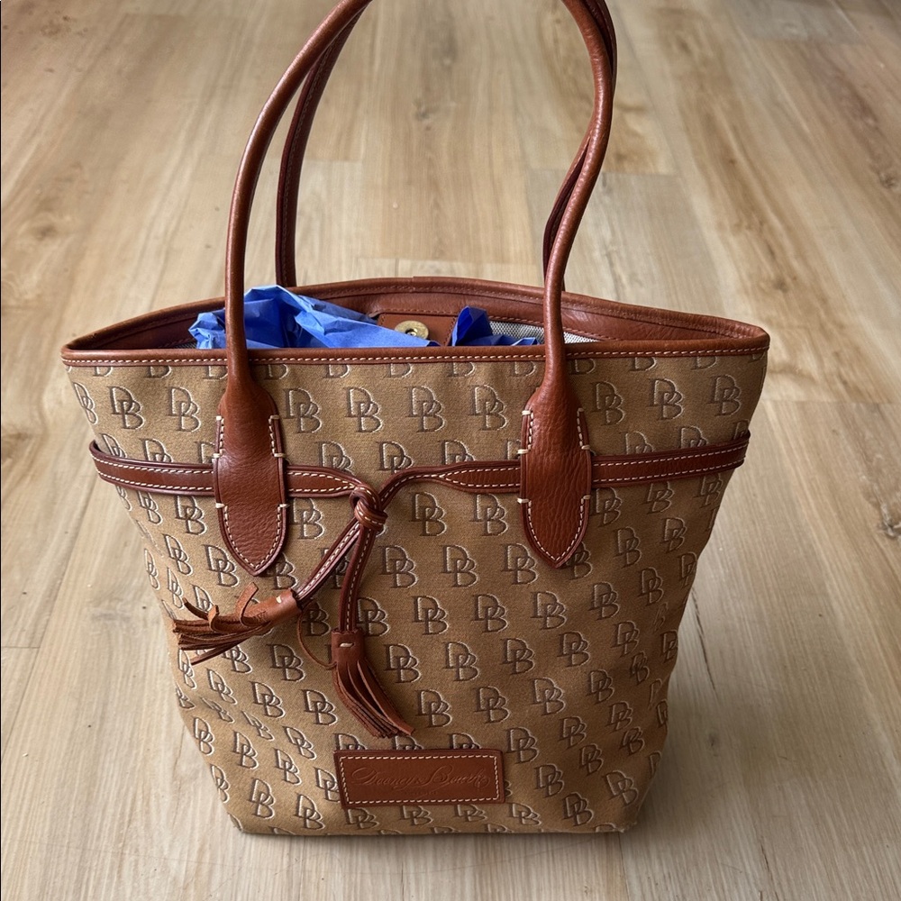 Brown Leather Tote Bag